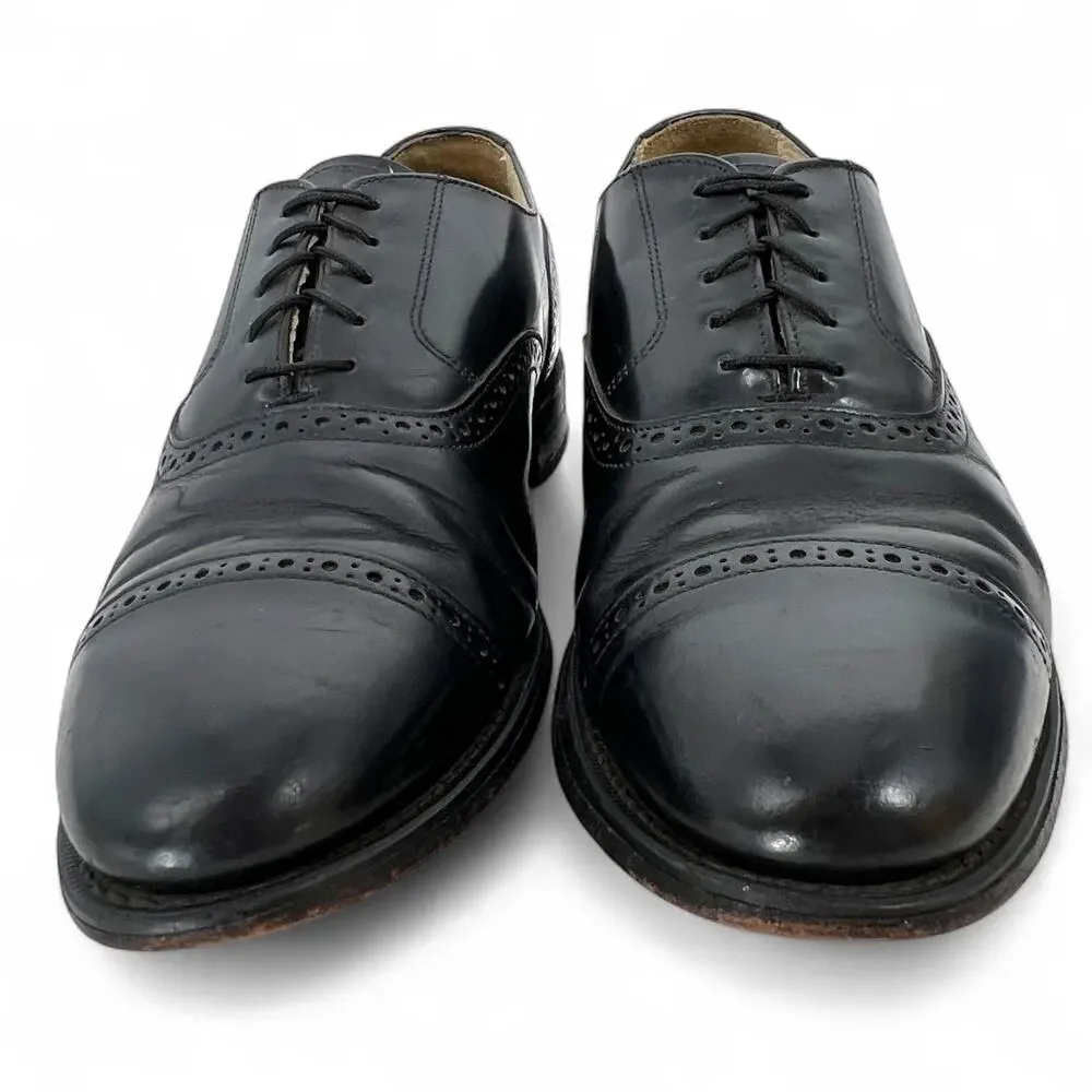 BOSTONIAN Impression Men's Black Leather Oxford Dress Shoes 9.5  Event Office